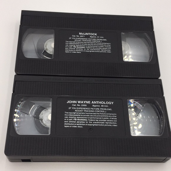 McLINTOCK John Wayne 2 Tape VHS Movie Collector’s - Picture 8 of 11